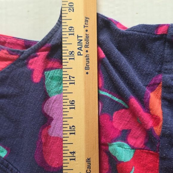 Lilly Pulitzer Cotton XL Floral Sleeveless Spring V‑Neck Fit & Flare Dress - Picture 4 of 11